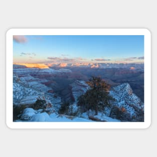 Grand Canyon in Winter Sticker